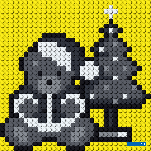 Конструктор ZAGOBRIX KIDS - картина "Ведмідь та ялинка"