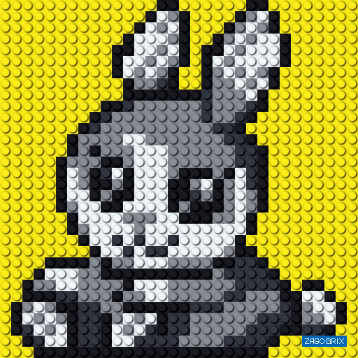 Конструктор ZAGOBRIX KIDS - картина "Зайчик"