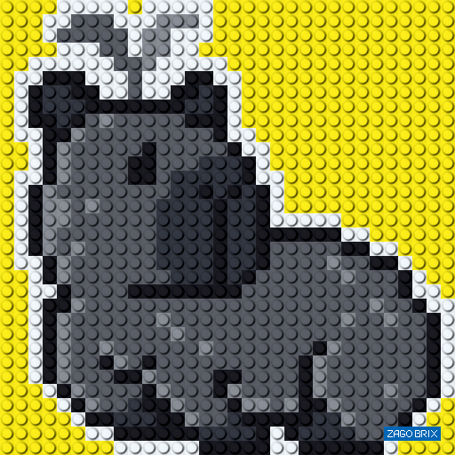 Конструктор ZAGOBRIX KIDS - картина "Капібара"