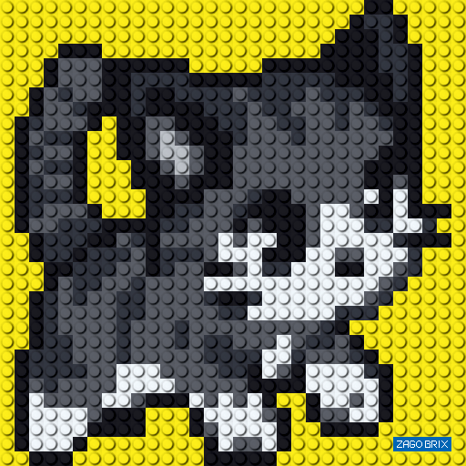 Конструктор ZAGOBRIX KIDS - картина "Котик"