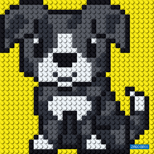 Конструктор ZAGOBRIX KIDS - картина "Песик"