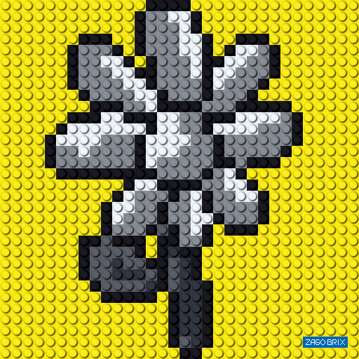 Конструктор ZAGOBRIX KIDS - картина "Квітка"