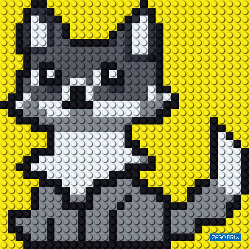 Конструктор ZAGOBRIX KIDS - картина "Лисичка"