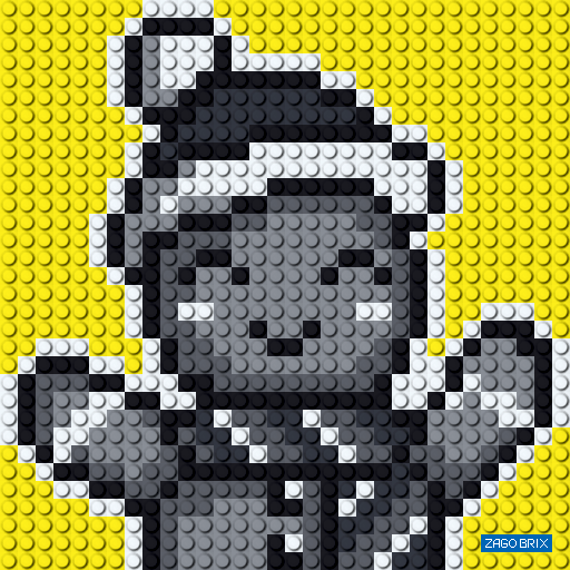 Конструктор ZAGOBRIX KIDS - картина "Пряниковий чоловічок"