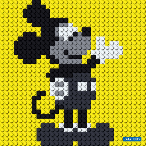 Конструктор ZAGOBRIX KIDS - картина "Мікі Маус"