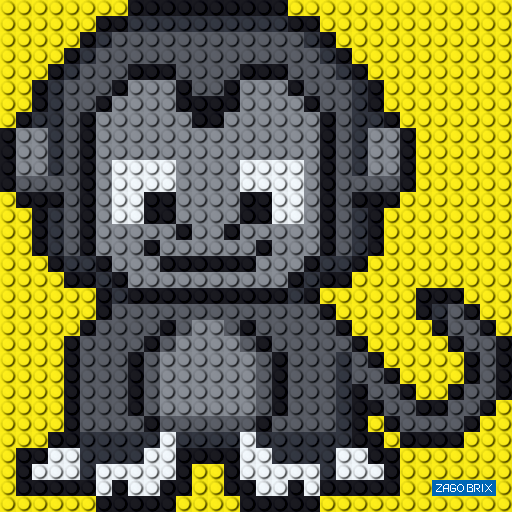 Конструктор ZAGOBRIX KIDS - картина "Мавпочка"