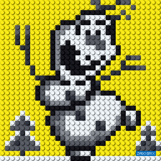 Конструктор ZAGOBRIX KIDS - картина "Олаф із Крижаного Серця"