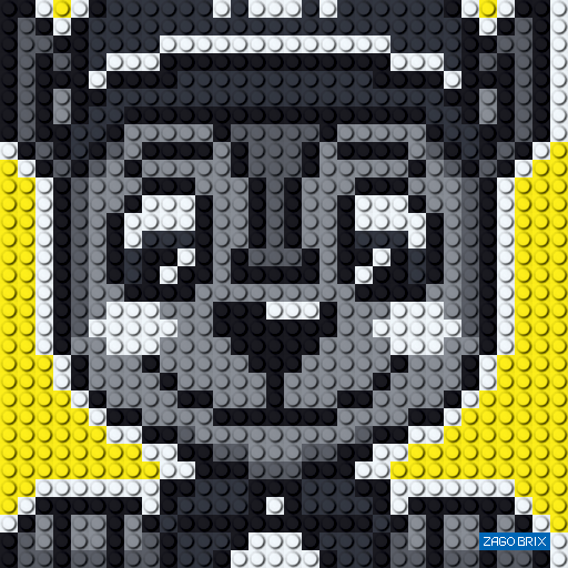 Конструктор ZAGOBRIX KIDS - картина "Гончик Чейз зі Щенячого Патруля"