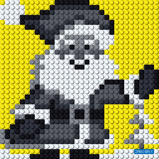 Конструктор ZAGOBRIX KIDS - картина "Санта"