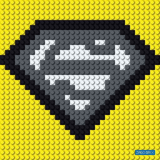 Конструктор ZAGOBRIX KIDS - картина "Супермен"