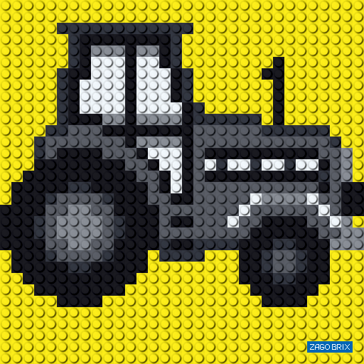 Конструктор ZAGOBRIX KIDS - картина "Трактор"