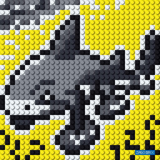 Конструктор ZAGOBRIX KIDS - картина "Тралалеро Тралала"